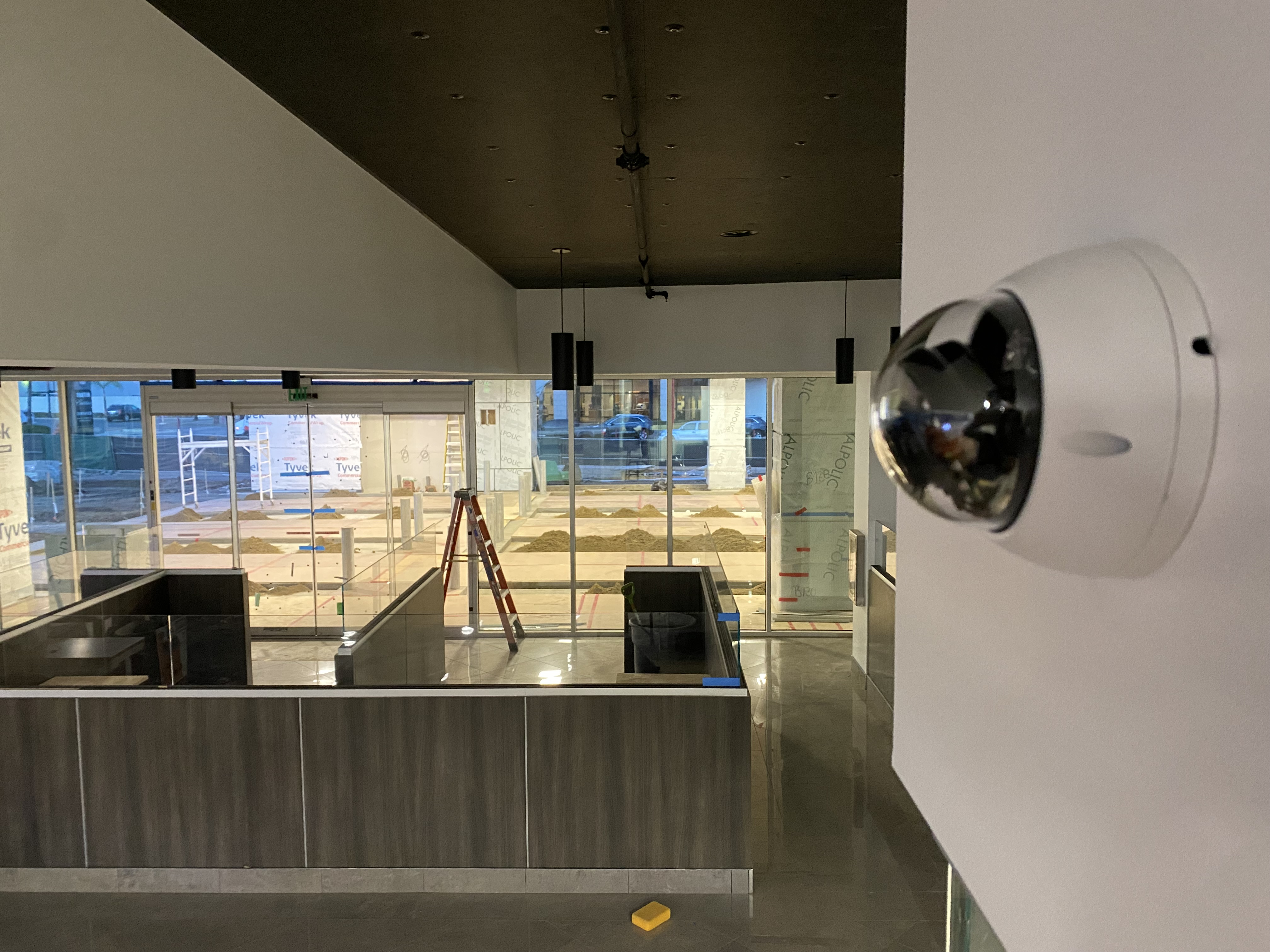 Commercial surveillance system setup